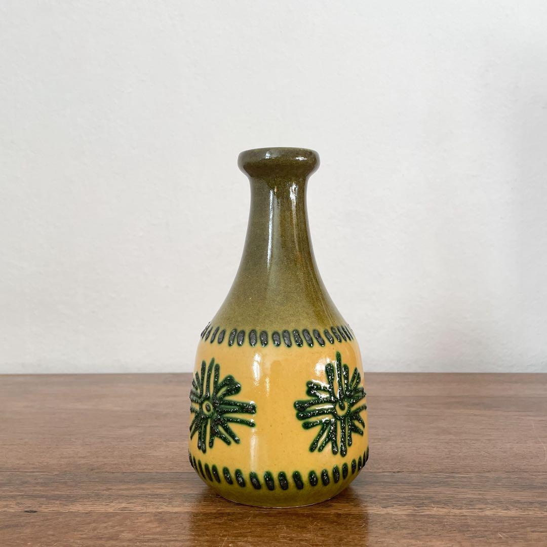 【東ドイツ Strehlaの花瓶】ミッドセンチュリー 352