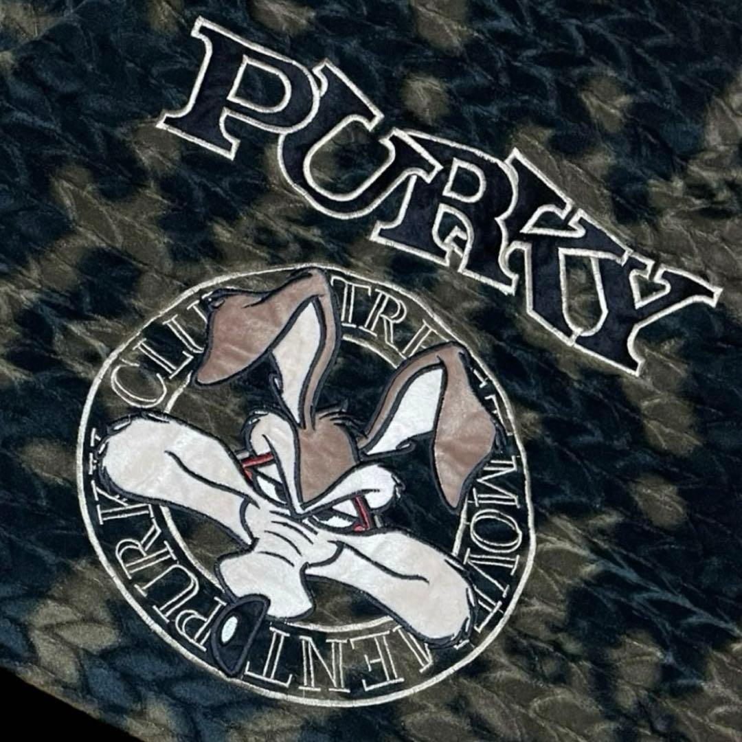 専用品 PURKY パーキー ベロア調 ジャージ セットアップ 黒茶 フリー