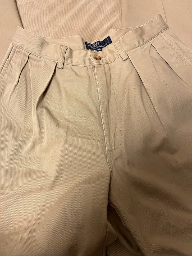 90's Polo Ralph Lauren ポロチノ ベージュ