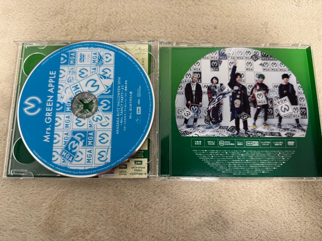 Mr. GREEN APPLE アルバム CD 初回限定盤