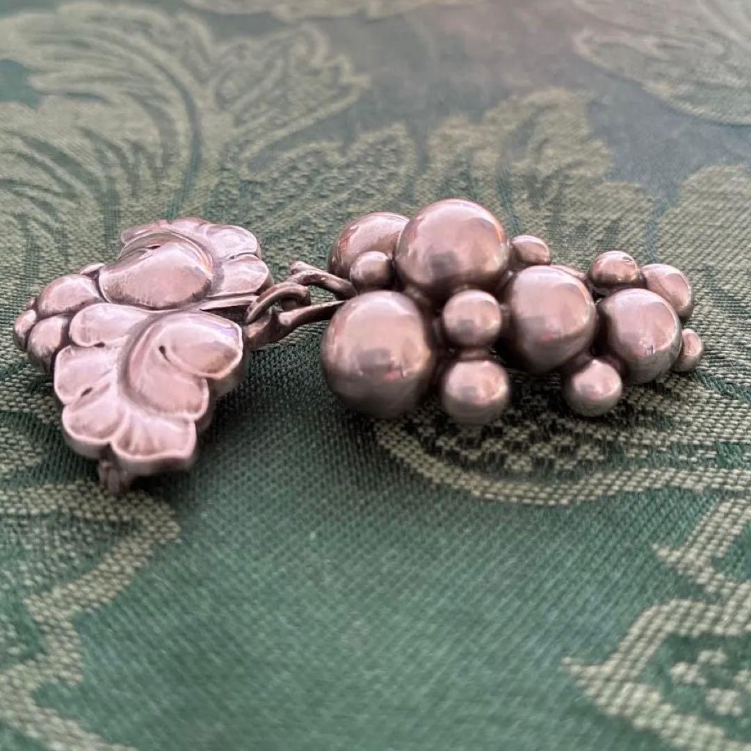 【 】ジョージジェンセン ムーンライトグレープ ブローチ