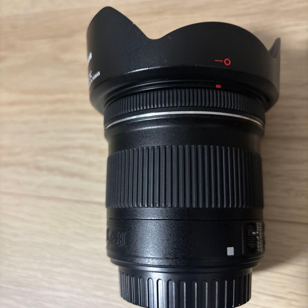 Canon 超広角レンズ　EFS10-18mm レンズフード付き
