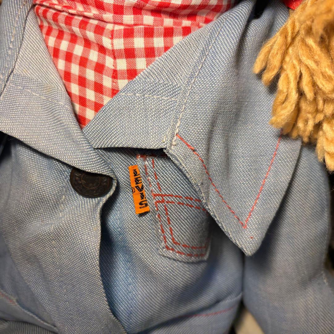 1973年　LEVI'S デニムラグドール　希少サイズ　ビンテージ