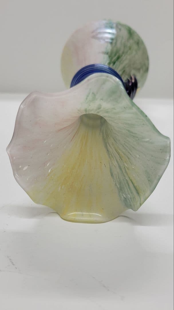 イタリアArte Murano ムラーノ ベネチアンガラス 花瓶 フラワーベース