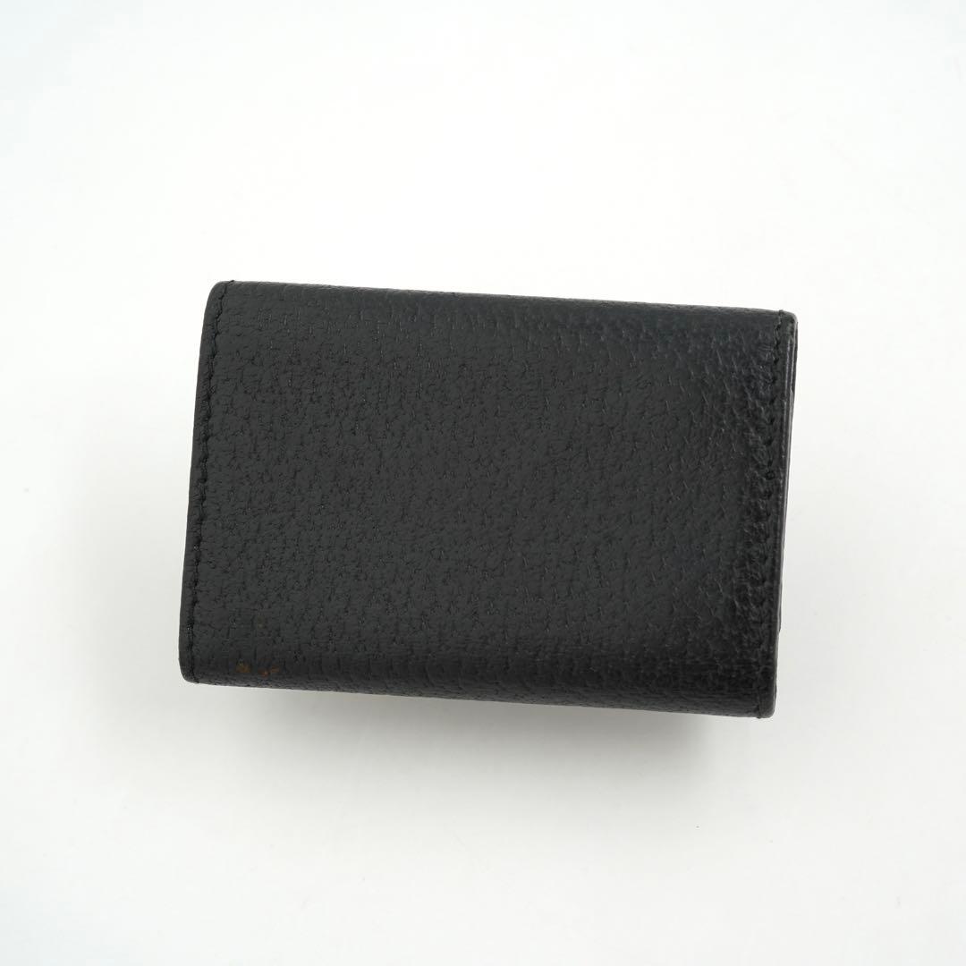 ✨新品未使用✨　グッチ　キーケース　6連　シェリーライン　レザー　ロゴ刻印　箱付