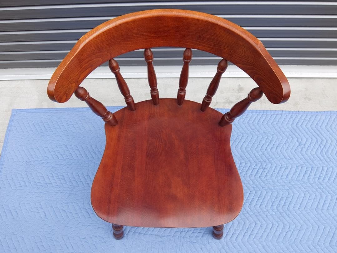 519　C _飛騨高山 柏木工 ダイニングチェア 椅子 ウィンザーチェア