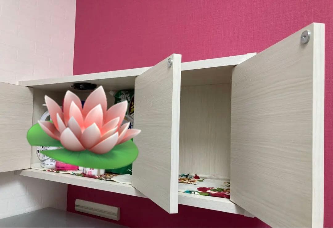 美品　ウォールラック　ウォールシェルフ　シンプル　ホワイトウッド　壁掛け