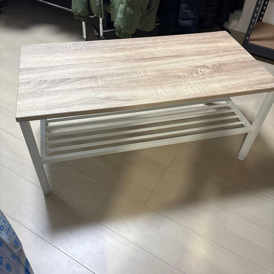 木目調シンプルテーブル シャビー