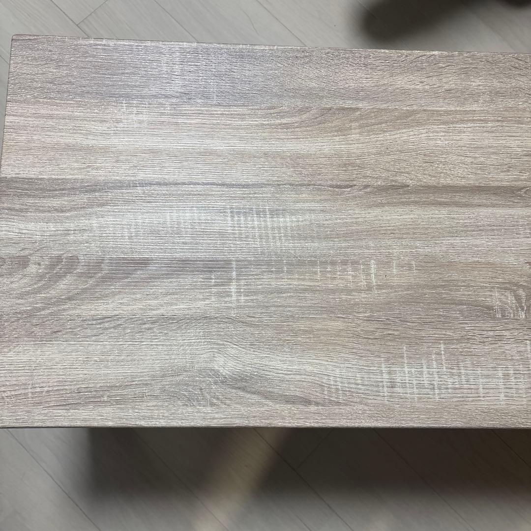 木目調シンプルテーブル シャビー