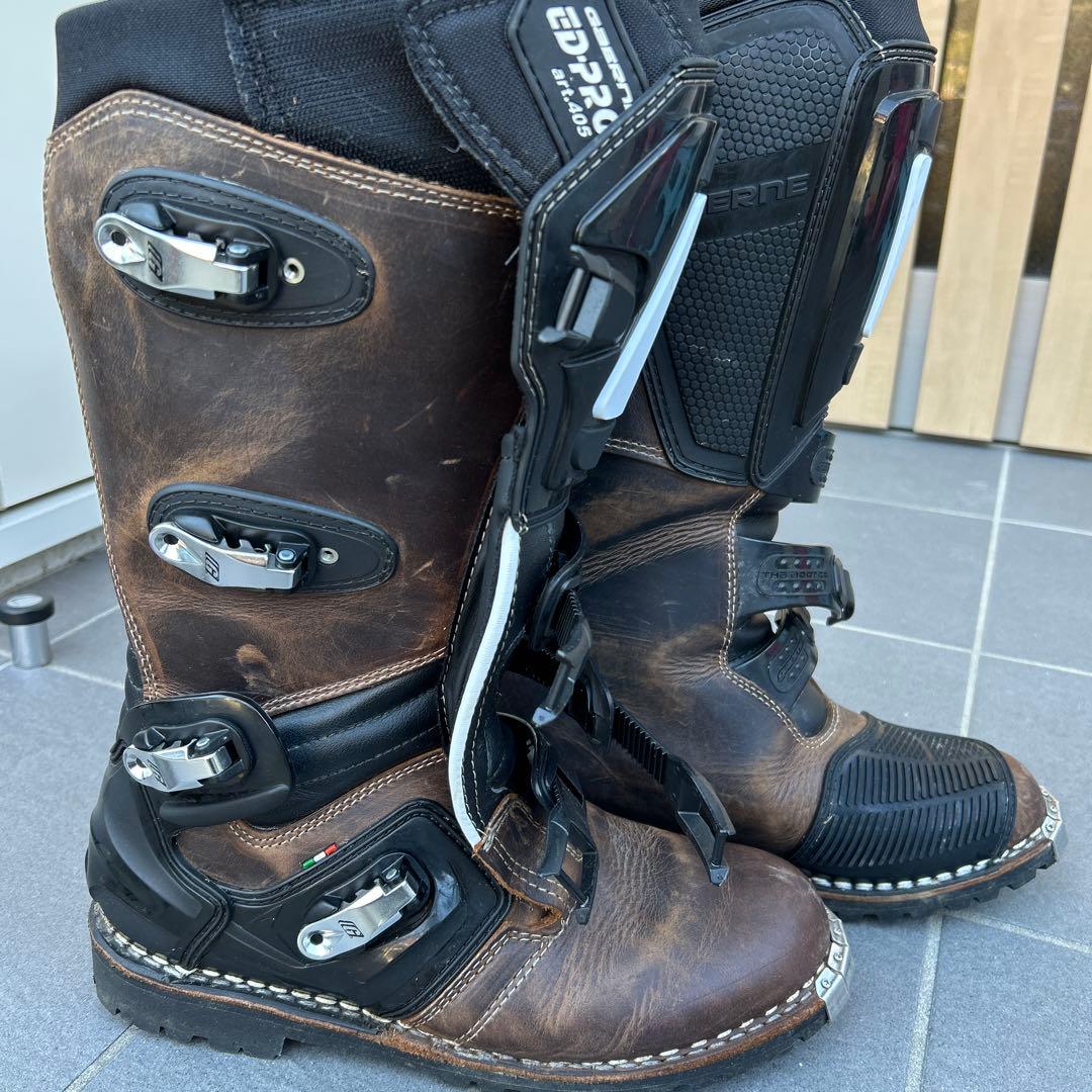 ガエルネ バイク ブーツ ブラウン 28.0㎝
