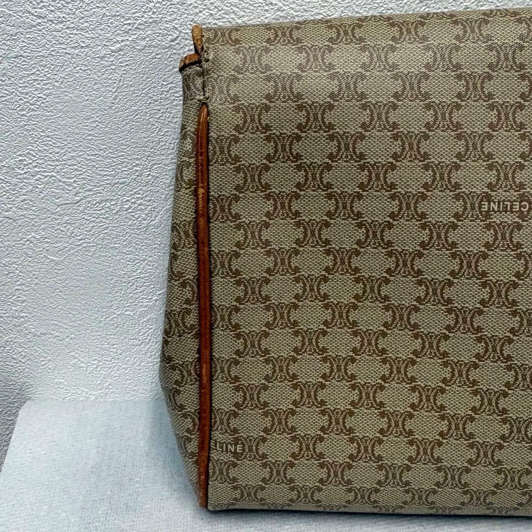 【美品】セリーヌ　CELINE クラッチバッグ　マカダム柄　ヴィンテージ