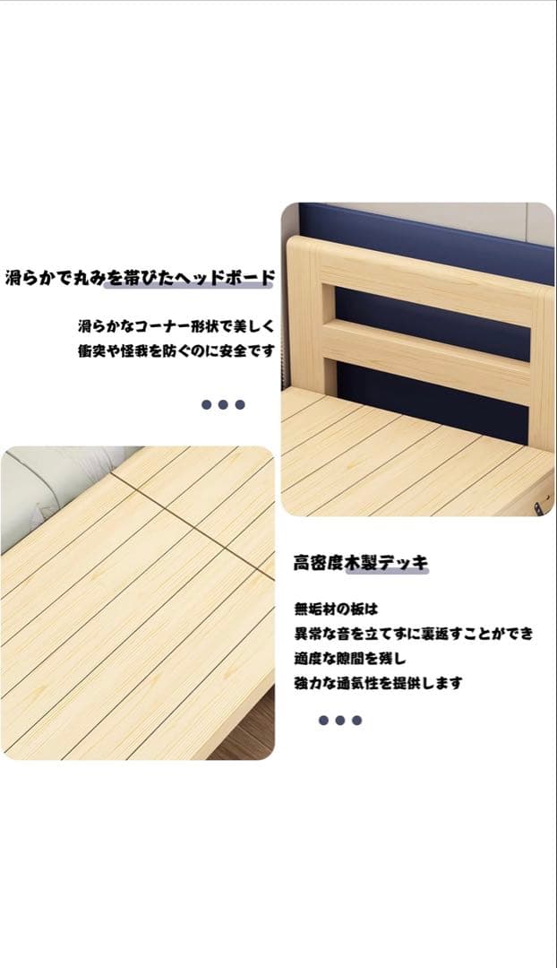 FLYXADQ ベッドフレーム 折り畳みベッド(200x30x40cm)