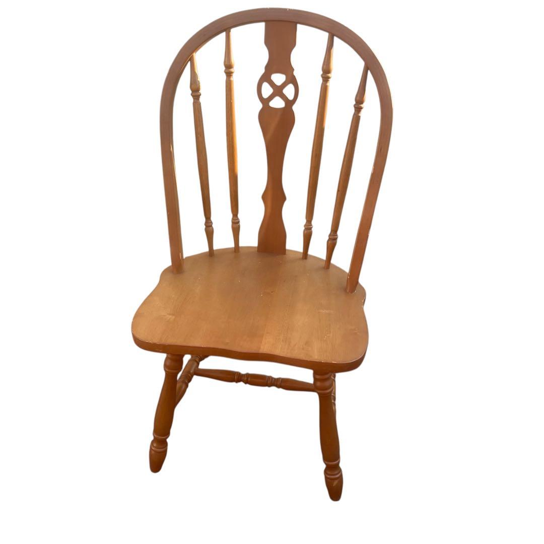 ウィンザーチェア ダイニングチェア 木製チェア 英国風アンティーク　ホイール