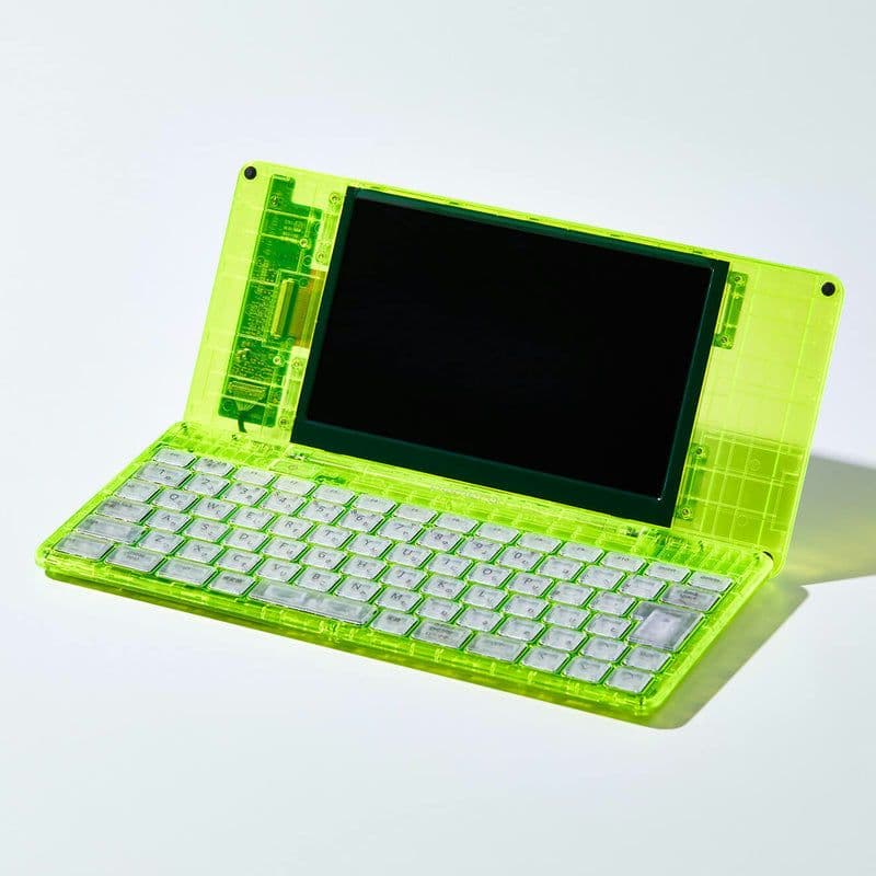 【即日発送】ポメラ DM250XY Crystal Neon Yellow