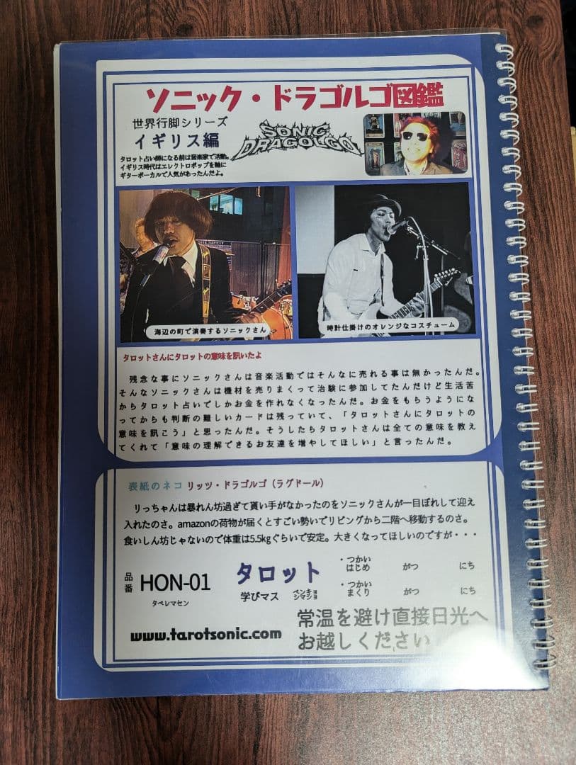 ソニックさん タロット奥義の書（改訂版）