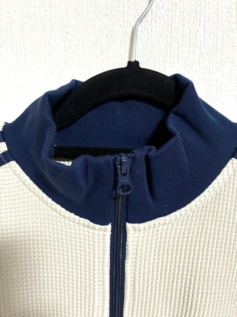 【週末値下】 adidas ジャージ ワッフル トラックジャケット オフホワイト