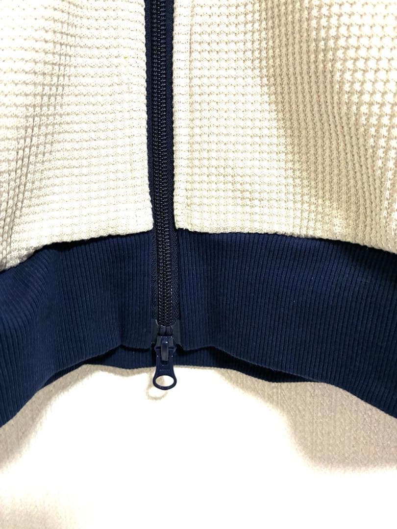 【週末値下】 adidas ジャージ ワッフル トラックジャケット オフホワイト
