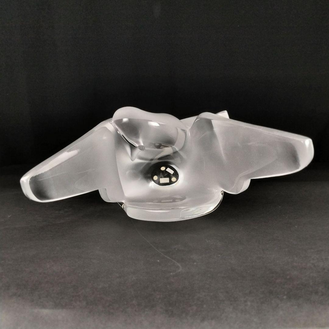 Ｒ145 ラリック シルヴィー フラワーベース 鳥 フロステッド