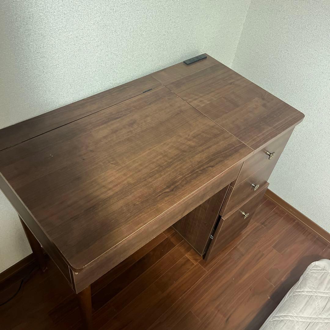 【送料込み】デスク&ドレッサー★化粧鏡★ナチュラル