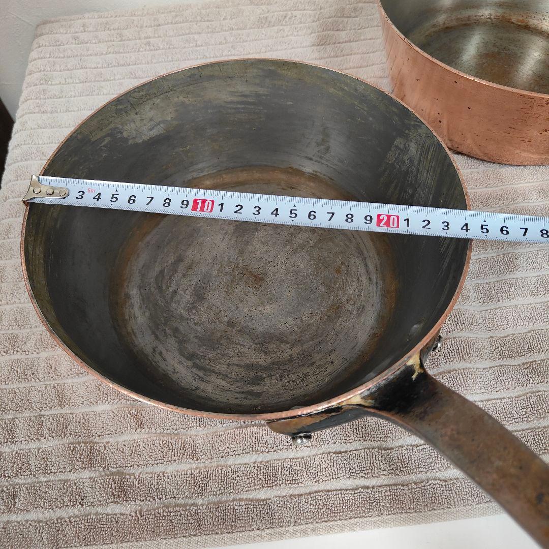 銅鍋フランス製　ソトゥーズ　セット売り
