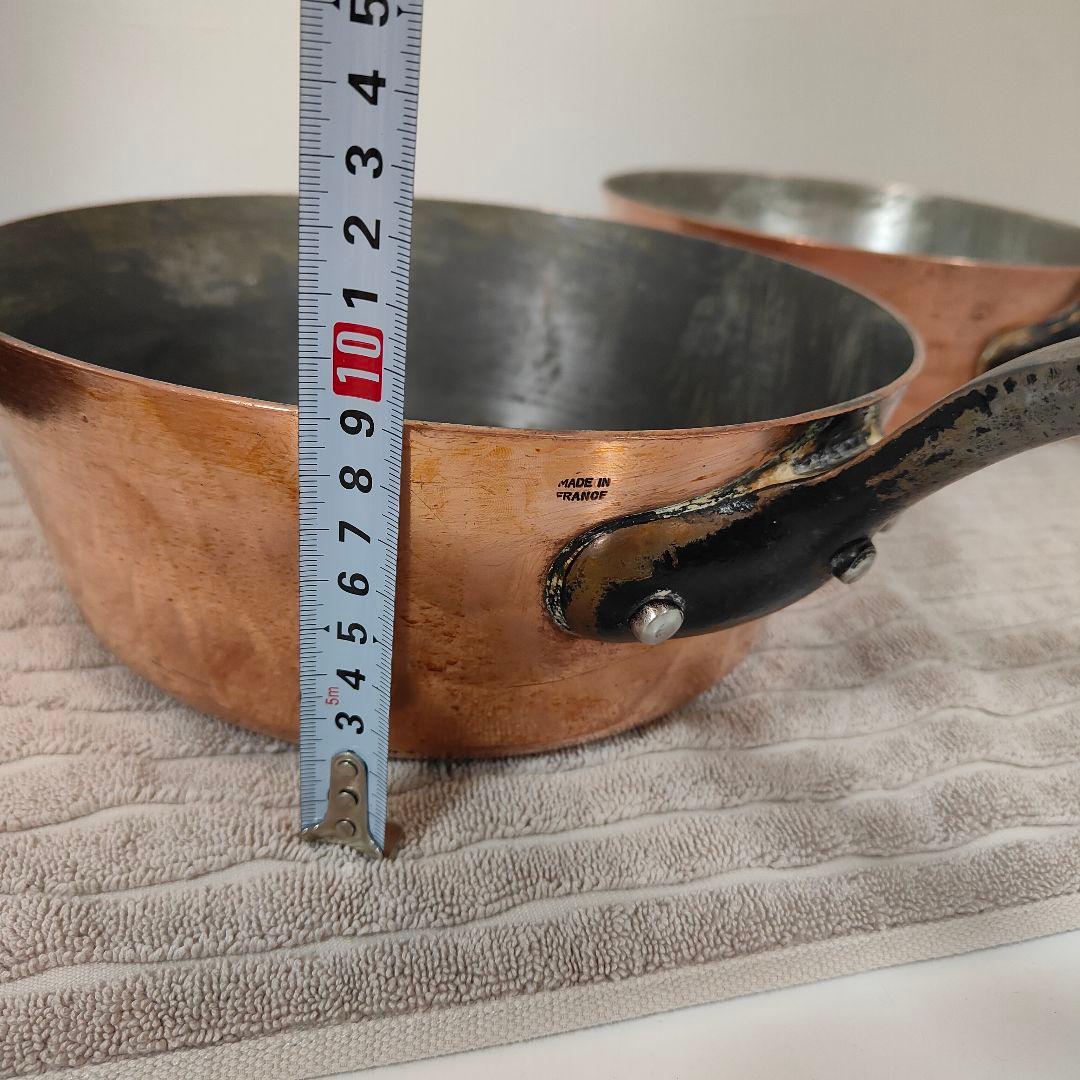 銅鍋フランス製　ソトゥーズ　セット売り