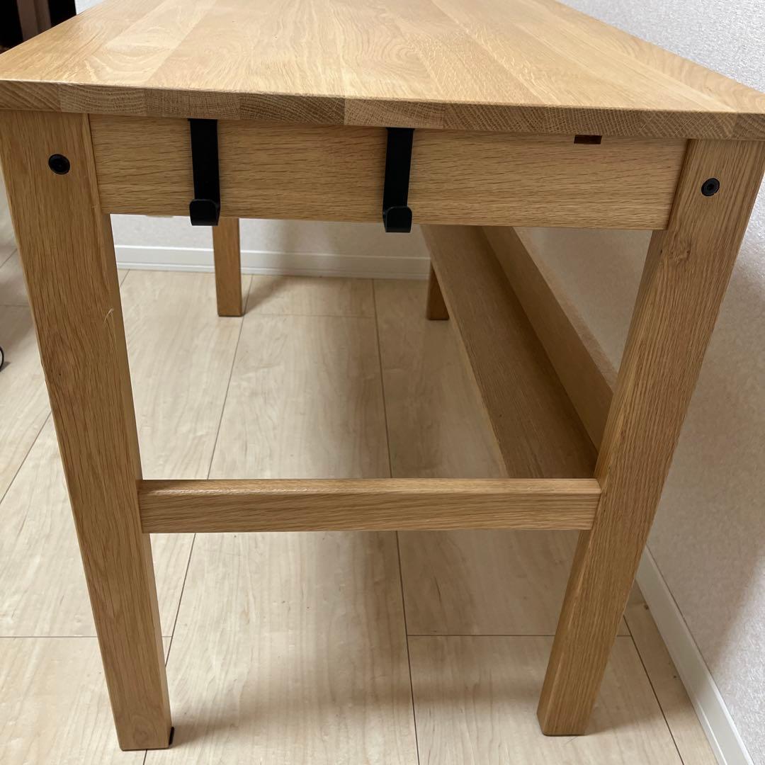 無印良品　木製デスク　オーク材　新学期　机　デスク