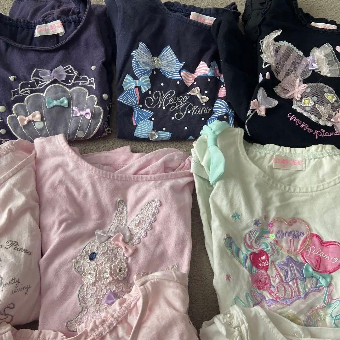 メゾピアノ11枚　ポンポネット1枚 Tシャツ 12枚セット サイズ130