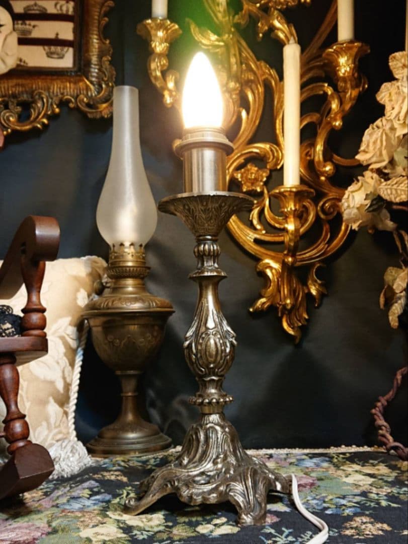 【完全処分☆】ヴィンテージ ランプスタンド カスタム オーダー アンティーク