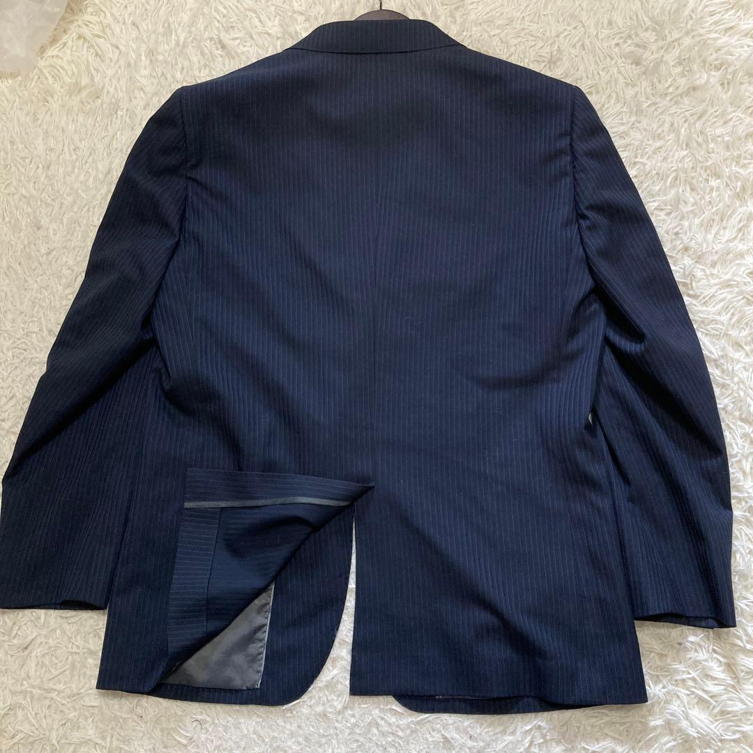 オリヒカ スーツ セットアップ 3ピース 2XL ネイビー ストレッチ