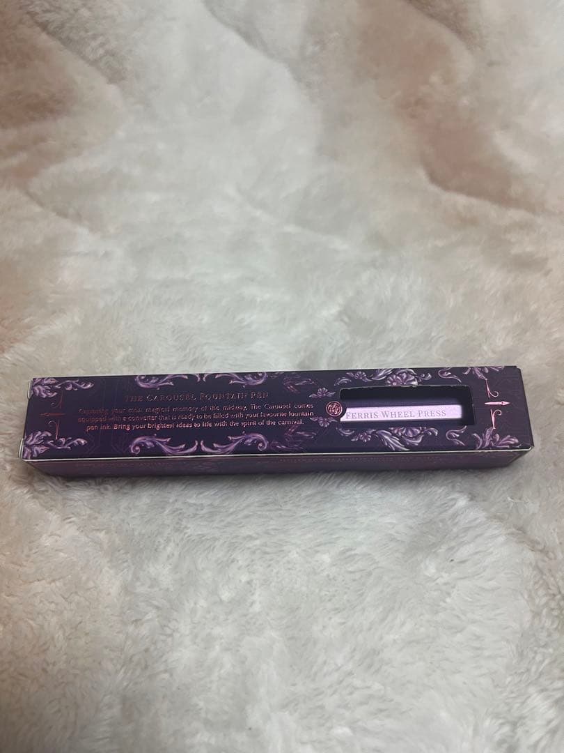 ☆限定 新品未使用 フェリスホイールプレス 万年筆 アルミカルーセル 字幅F☆