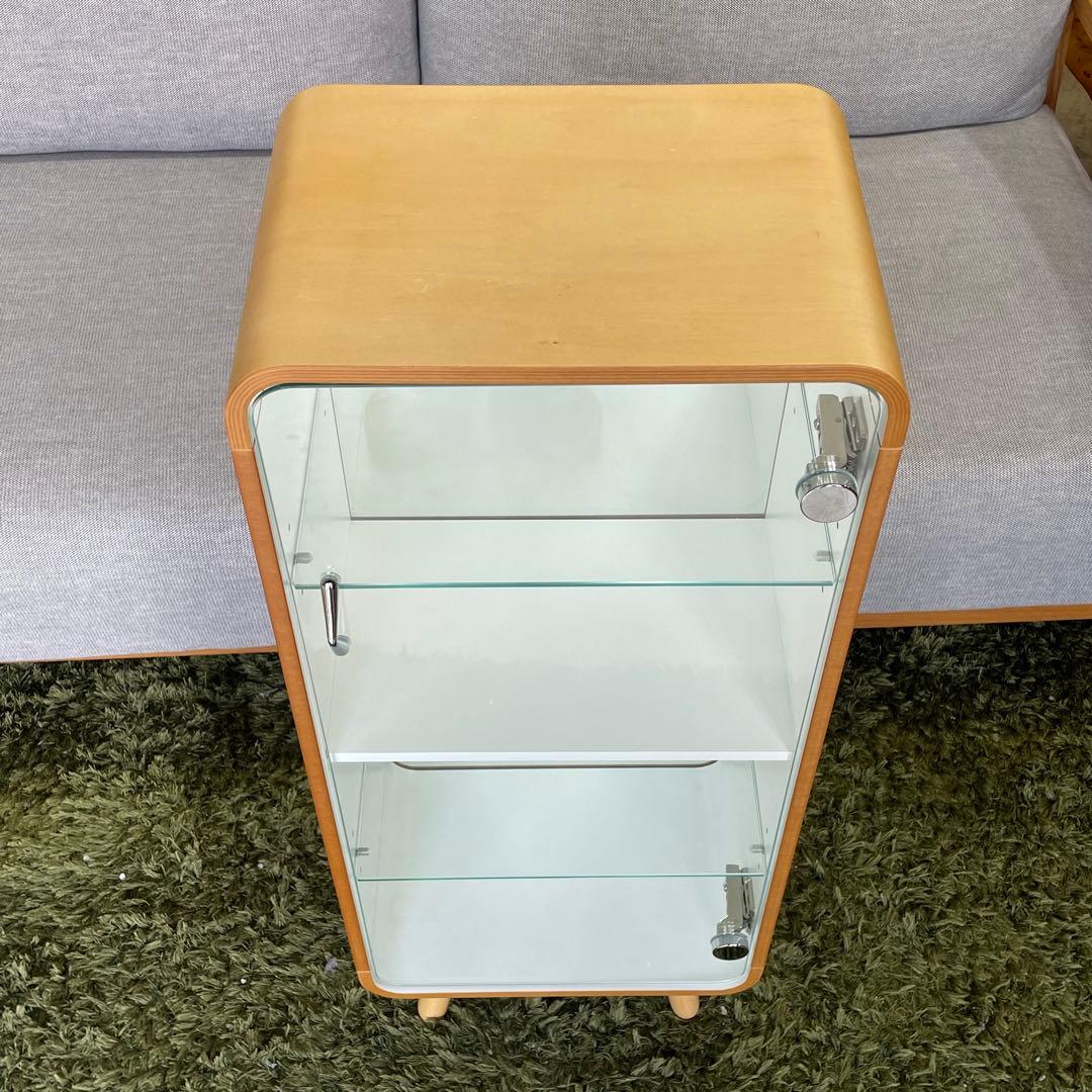 美品⭐️東谷　PT-612 ナチュラル　ガラスケース　ディスプレイケース