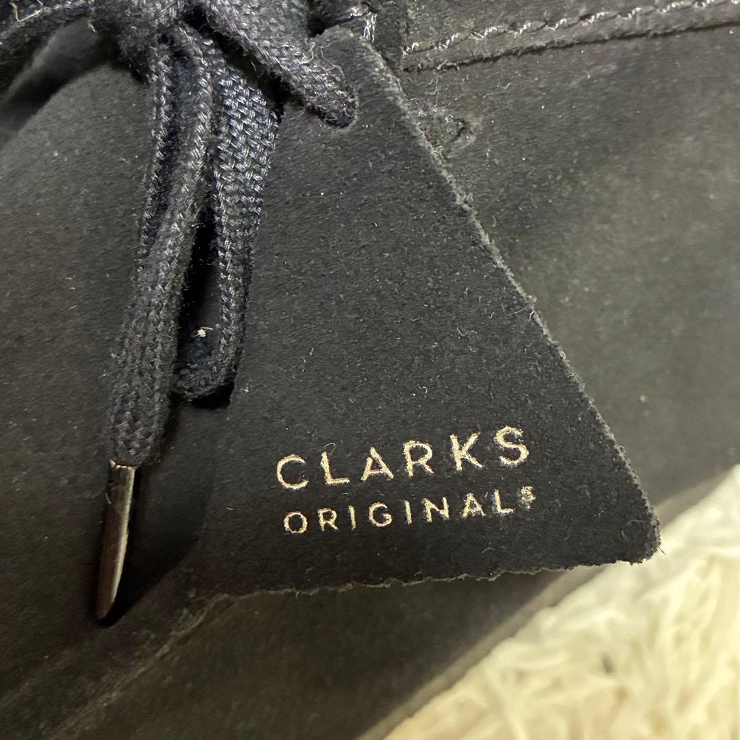 【美品】✨ クラークス ワラビー モカシン スエード ブラック　27cm