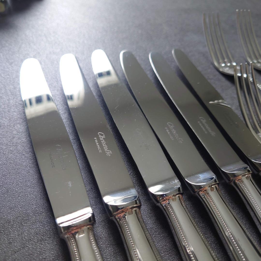 美品 クリストフル パール デザートサイズ 18点