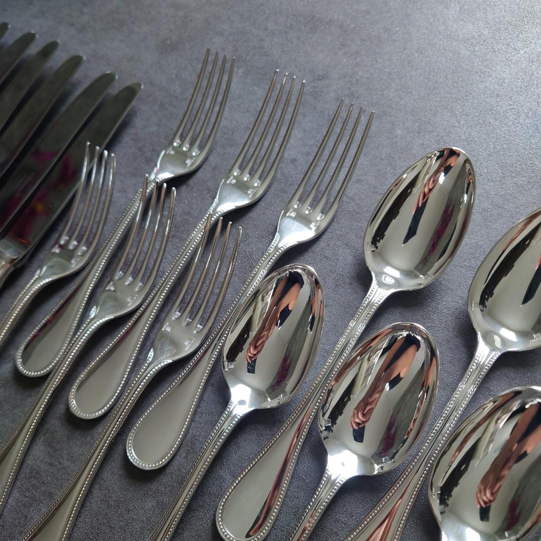 美品 クリストフル パール デザートサイズ 18点