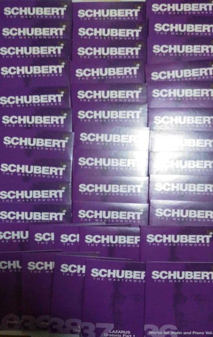2BOXセット80CD★シューベルトマスターワークス40CD＆ブラームス40CD