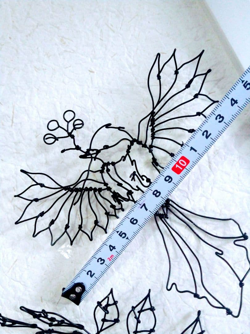 雌鹿　ワイヤークラフト　アート