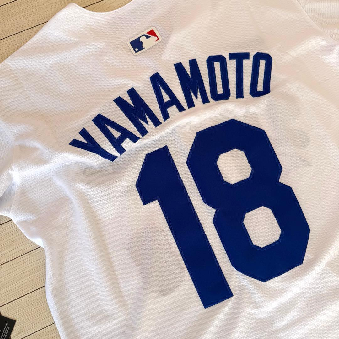 新品タグ付　ナイキ　ドジャース　山本由伸　18 USサイズM 日本　L