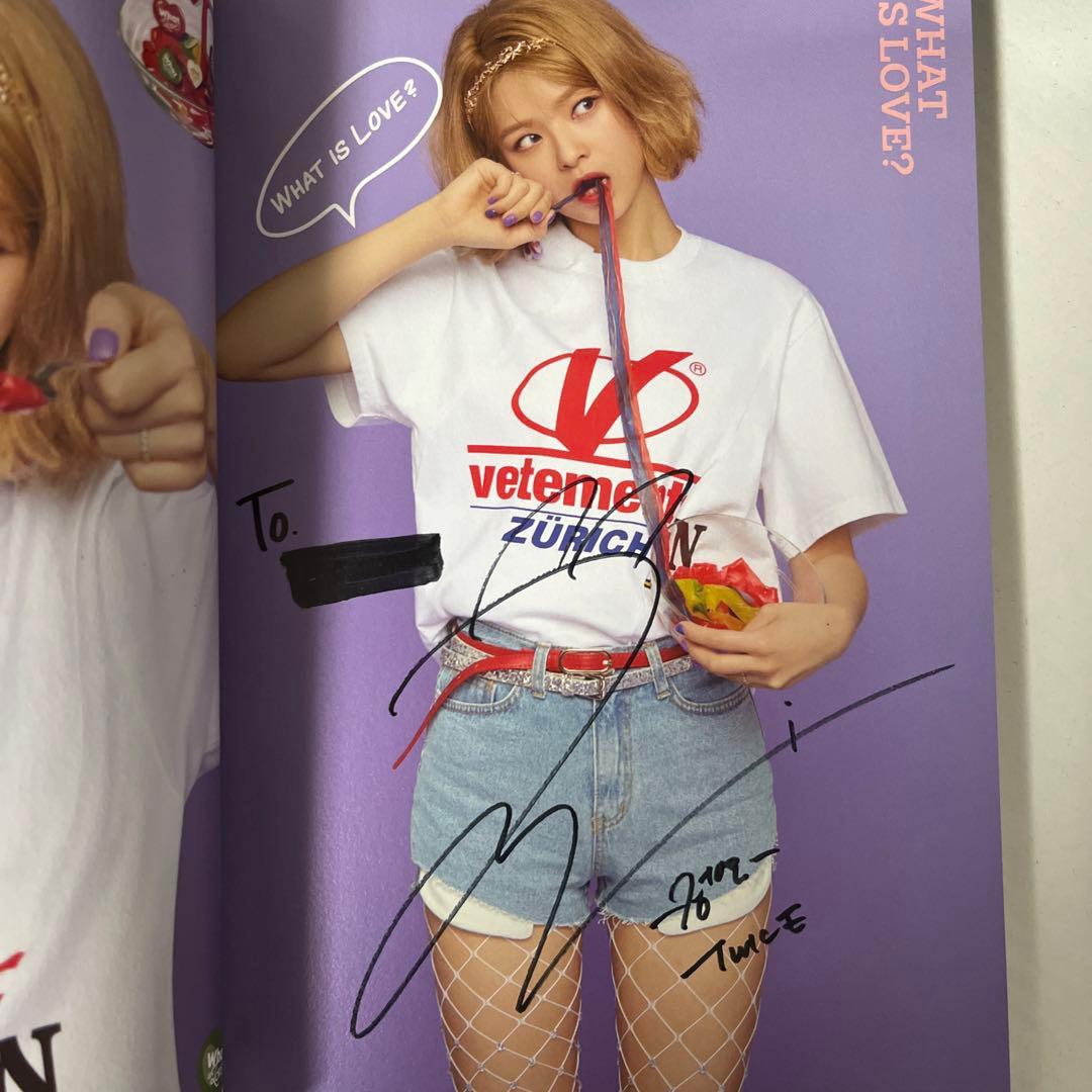 TWICE What is Love? サイン付き5thミニアルバム