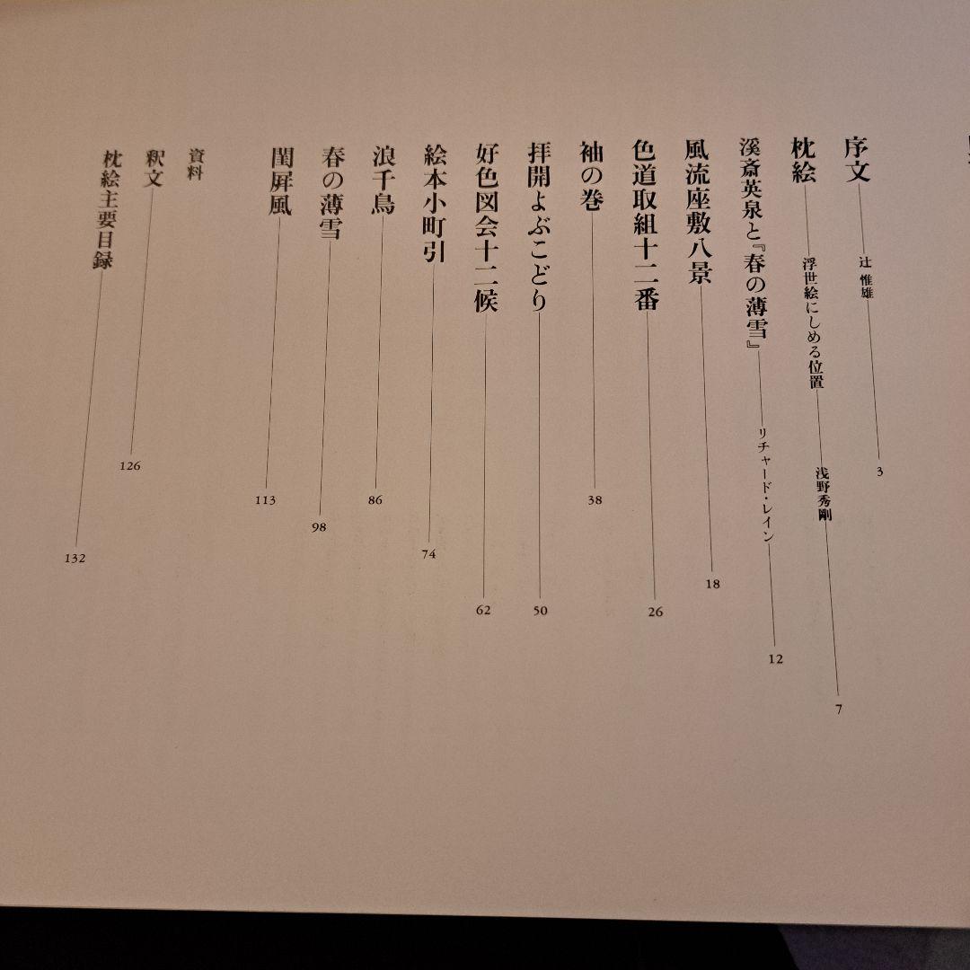 浮世絵揃物 枕絵 上・下 2巻　学研　春画