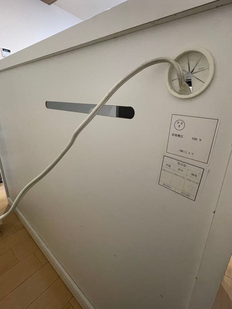 最終値下げ　ニトリ キッチンカウンター リーフ120CT 食器棚　白色