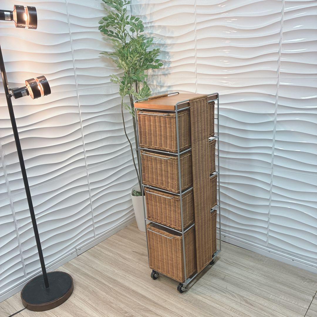 ◇ベルメゾン◇ランドリーチェスト◇ラタン収納◇