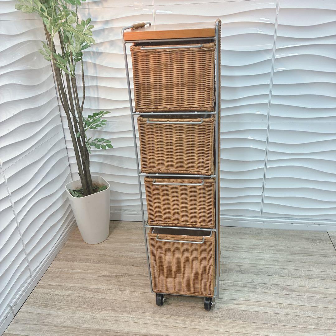 ◇ベルメゾン◇ランドリーチェスト◇ラタン収納◇