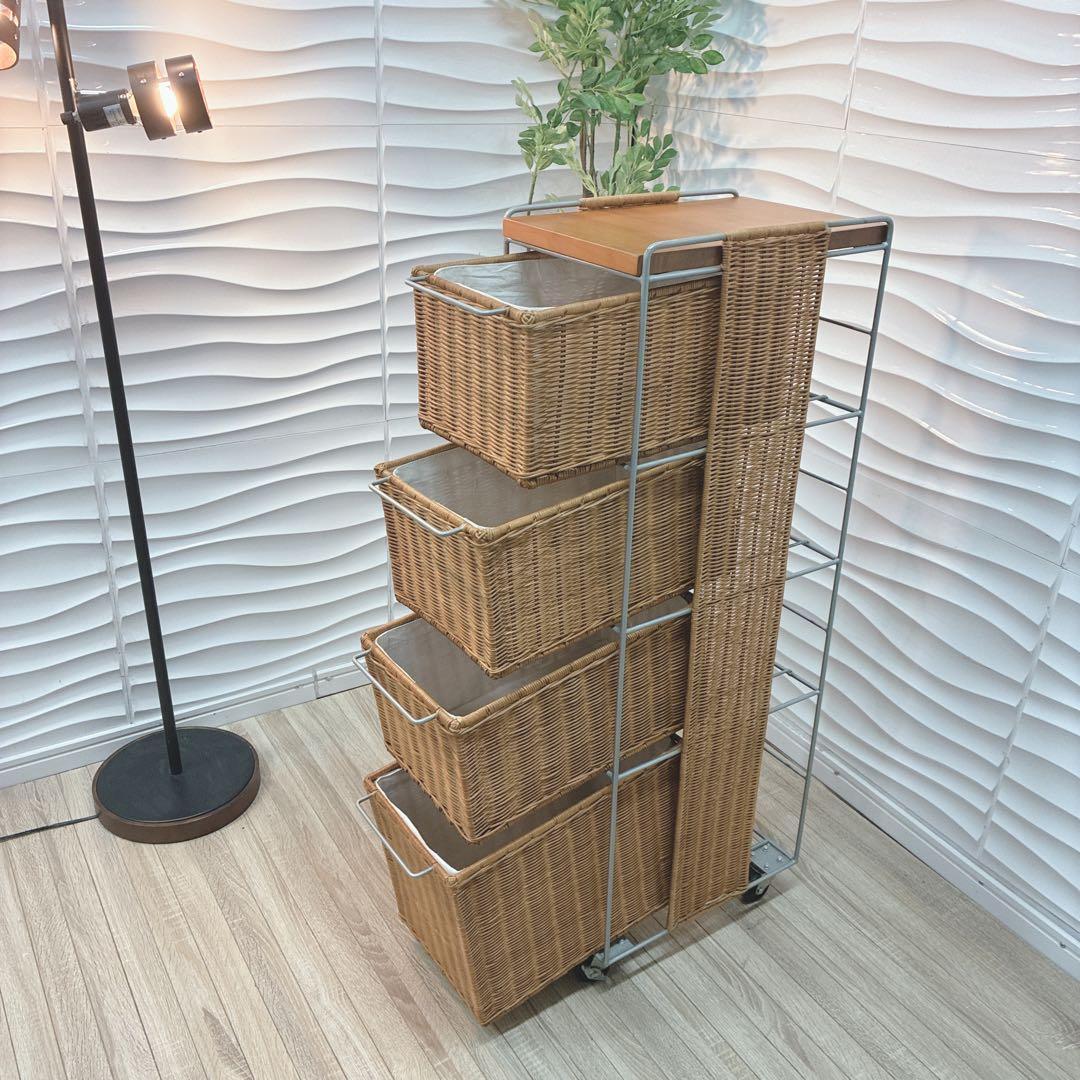 ◇ベルメゾン◇ランドリーチェスト◇ラタン収納◇