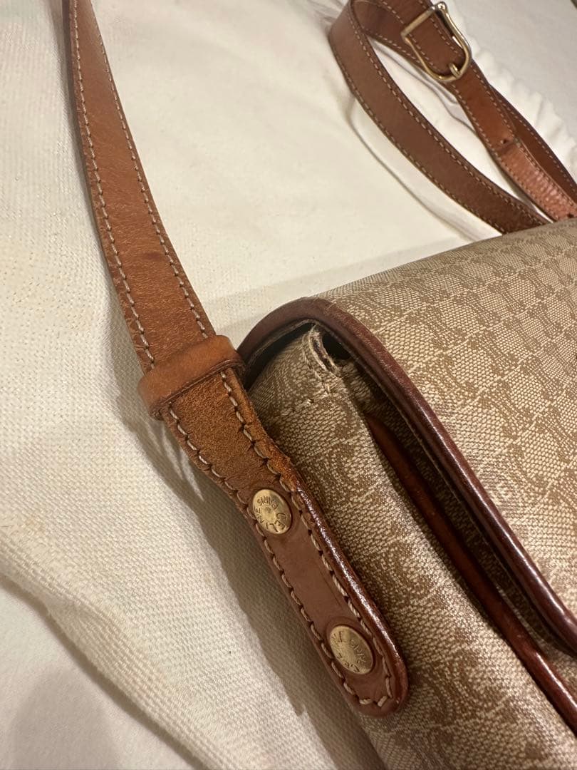 CELINE ベージュ ショルダーバッグ