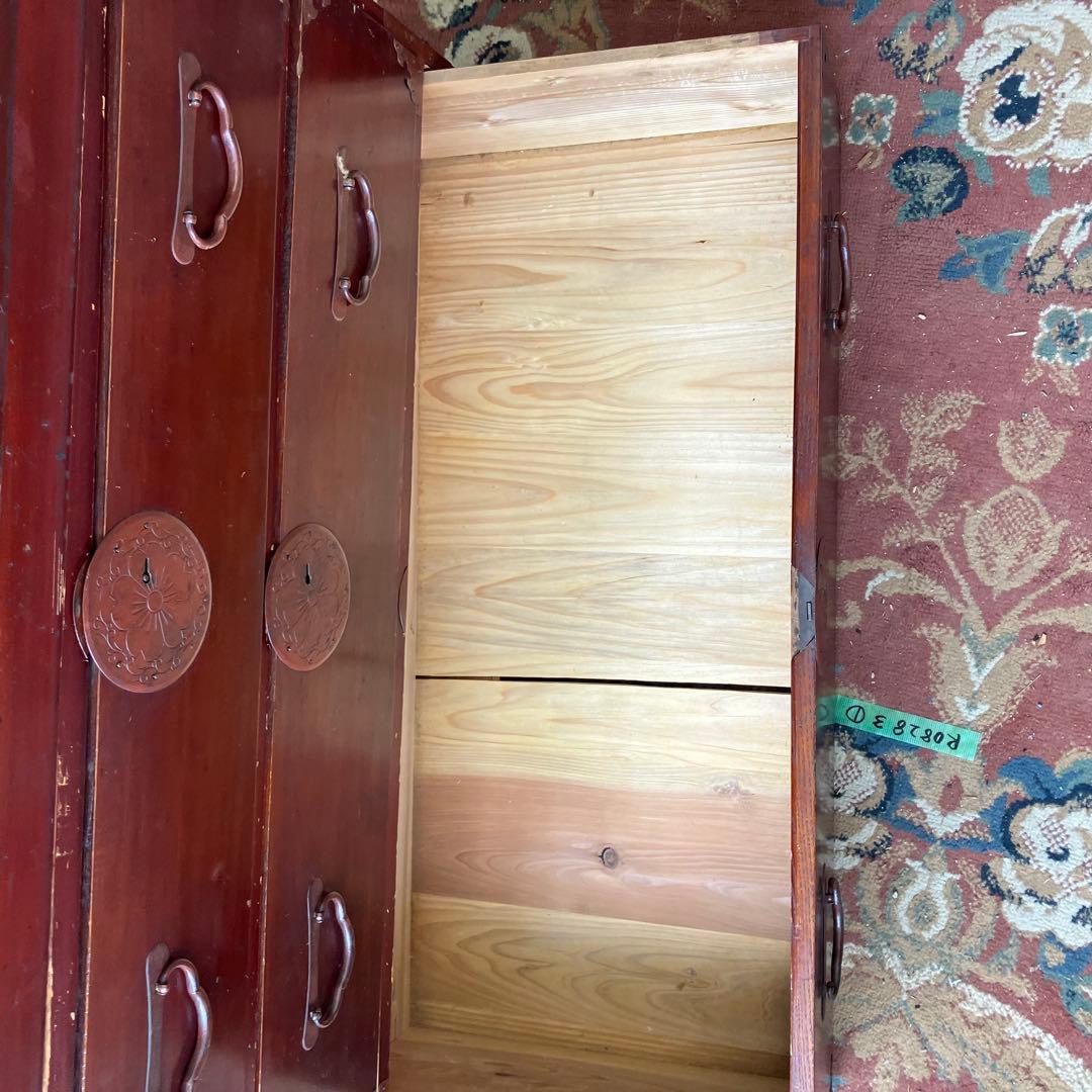 昭和レトロ 古家具 仙台箪笥 3分割 7段 引き出し箪笥 時代箪笥 古民家