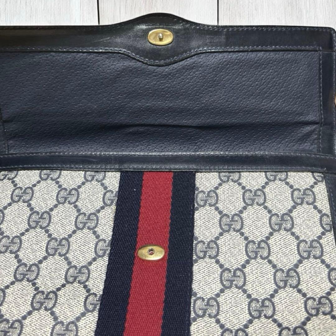 GUCCI グッチ GG シェリーライン クラッチバッグ 正規品 ヴィンテージ