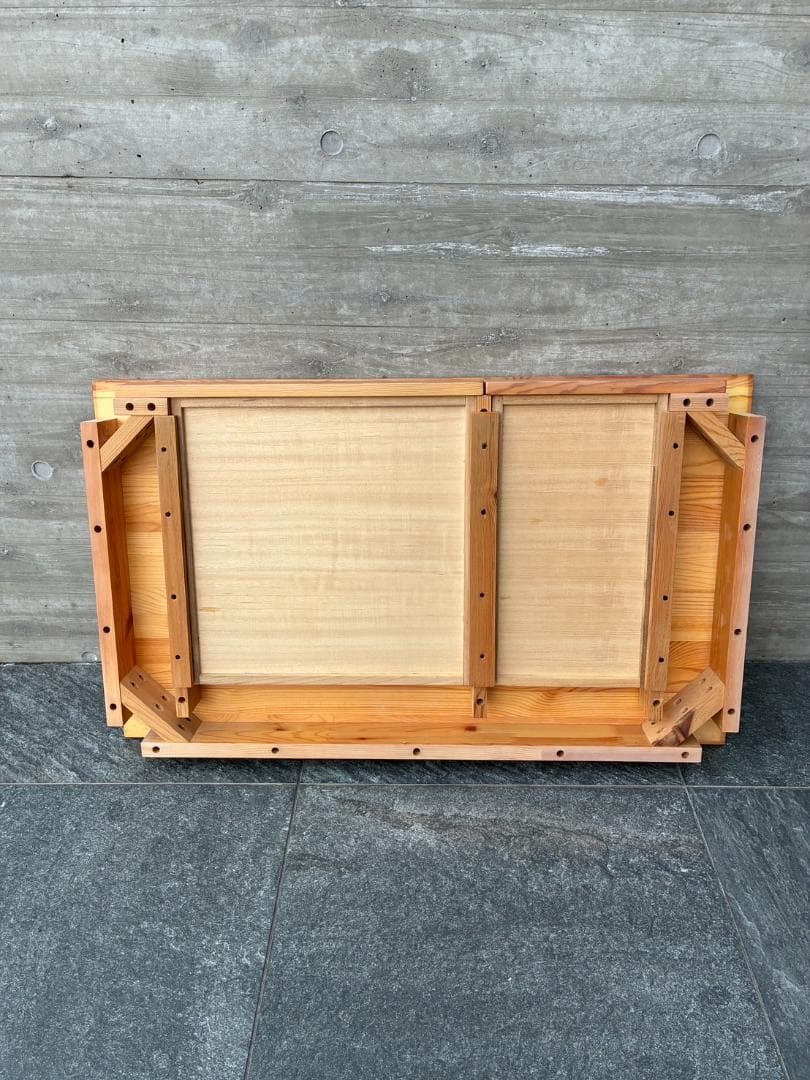 無印良品 学習机 木製デスク 引出し付き　廃盤品