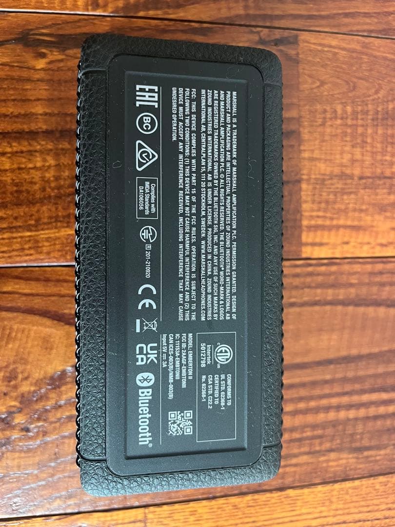 Marshall EmbertonⅡ マーシャル エンバートン２ 黒