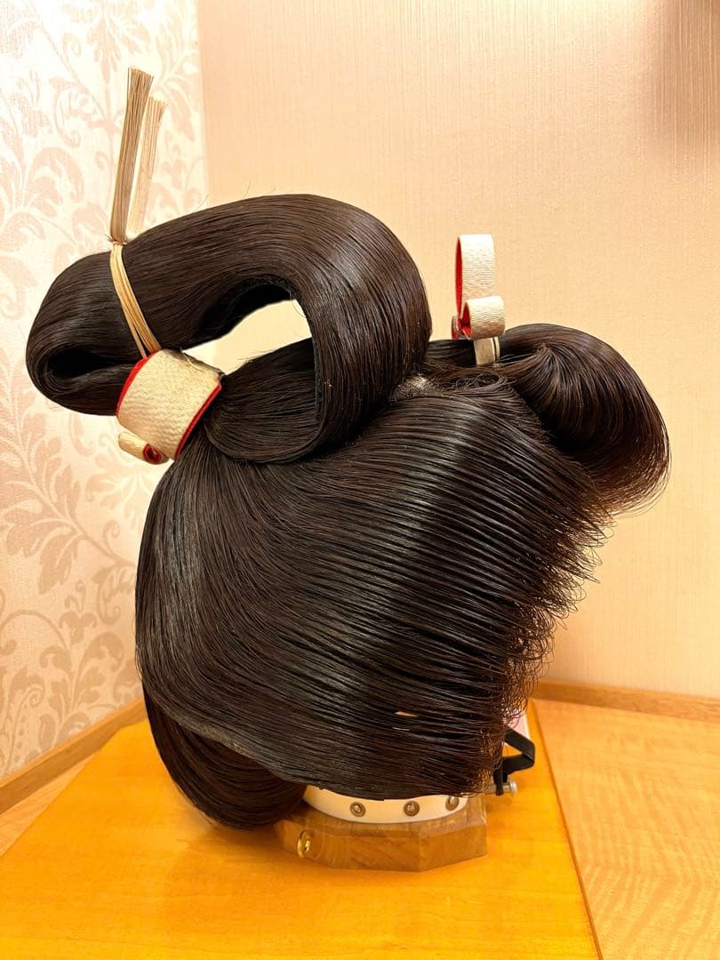 【軽量・人毛仕様】アズマかつら　日本髪｜自然色｜7号（大）｜婚礼・舞台・撮影に