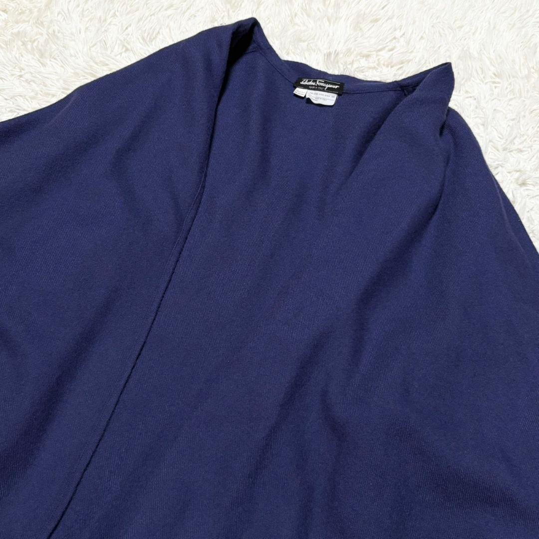 極美品 サルヴァトーレ フェラガモ ポンチョ アルパカ100% イタリア製